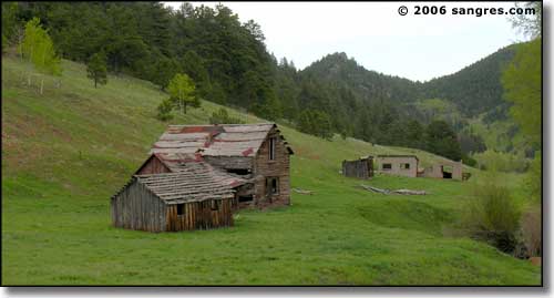 Ophir, a ghost town in the Wet Mountains