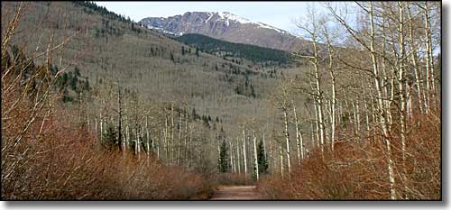 Cuatro Peak, from North Lake State Wildlife Area