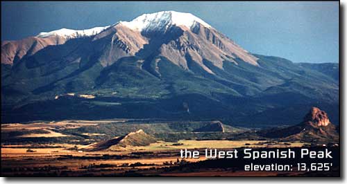 the West Spanish Peak