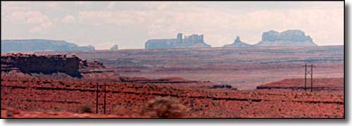 Red rock and mesas vista