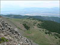 Bartlett Trail from South Greenhorn Peak