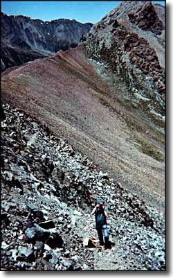 the author on Mt. Lindsey