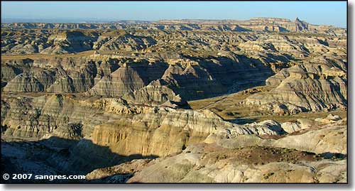 A photo of the badlands of Angel Peak National Recreation Area