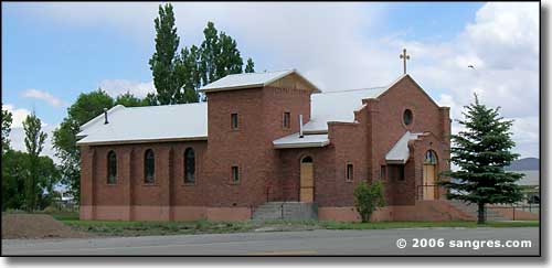 The Catholic Church in Manassa, Colorado
