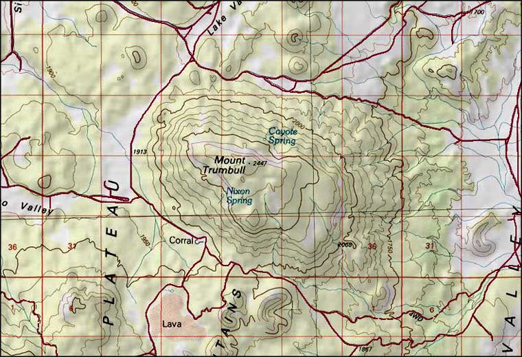 Mount Trumbull Wilderness map