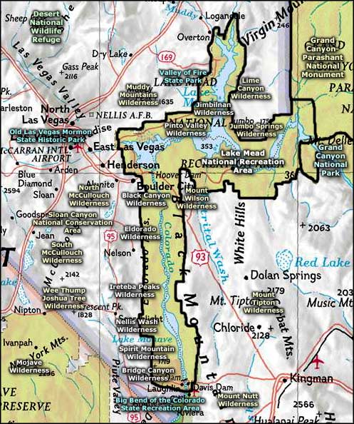 Mount Wilson Wilderness area map