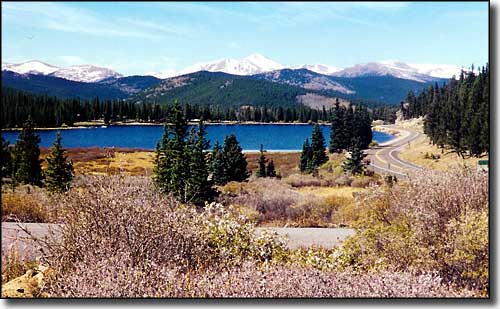 Echo Lake on the Mount Evans Scenic Byway