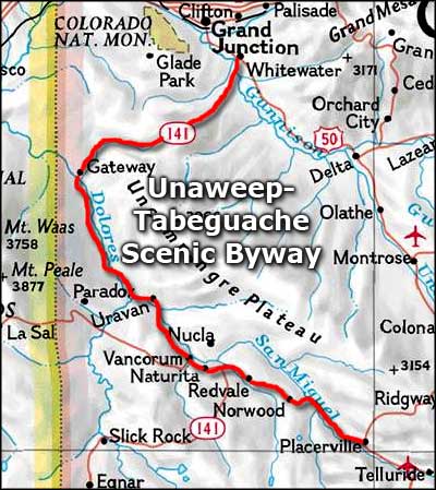 Unaweep-Tabeguache Scenic Byway