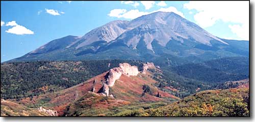 The West Spanish Peak in the Fall