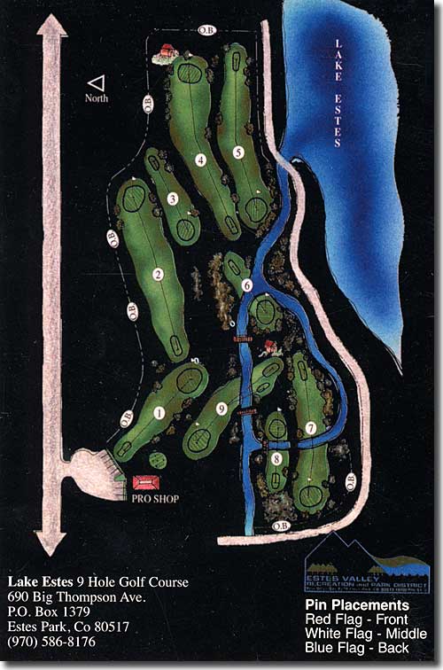 Lake Estes Golf Course links map