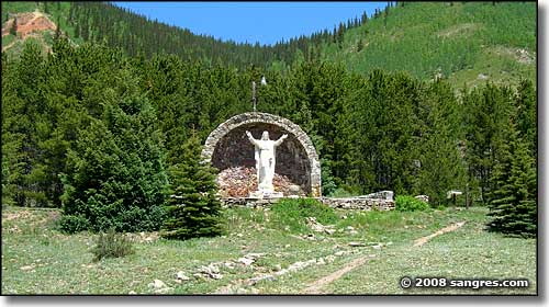 Christ of the Miners Shrine in Silverton, Colorado