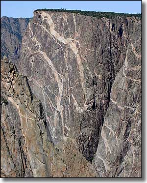 Painted Wall at Black Canyon of the Gunnison National Park