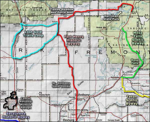 Harriman State Park area map