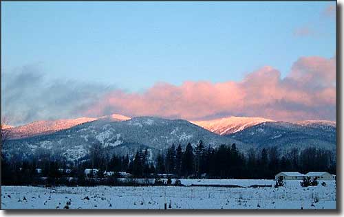 Sunrise in Kootenai, Idaho