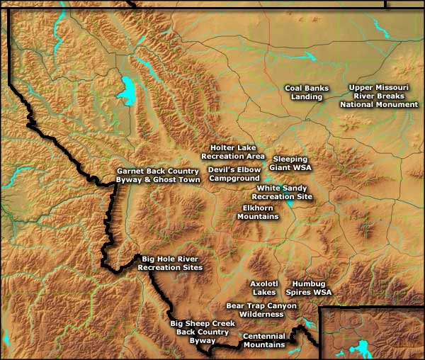 Montana map