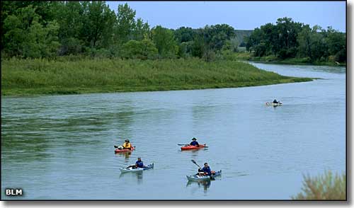 Floaters on the Missouri River