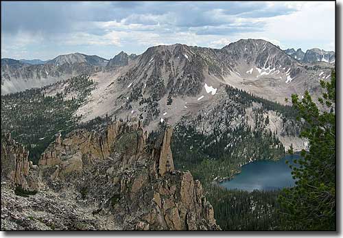 Toxaway Lake in the Sawtooth Mountains, Idaho