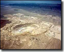 Round Mountain heap leach gold mine, Round Mountain, Nevada