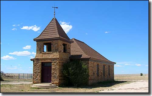 The old church in Solano, New Mexico