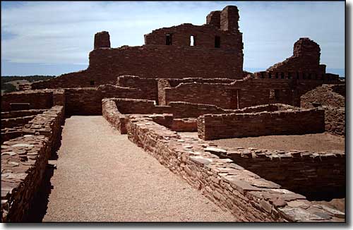 The ruins at Abo, Salinas Pueblo Missions National Monument
