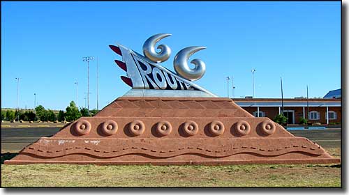 Route 66 sculpture, Tucumcari, New Mexico