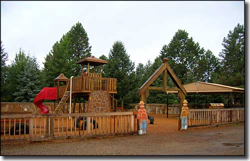The playground at Smokey Bear Historical Park