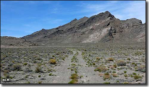 One of the crossroads along the Silver Island Mountains Back Country Byway