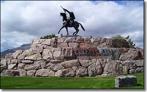 Buffalo Bill Statue in Cody, Wyoming